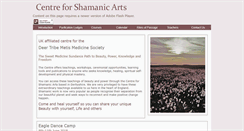 Desktop Screenshot of centreforshamanicarts.co.uk